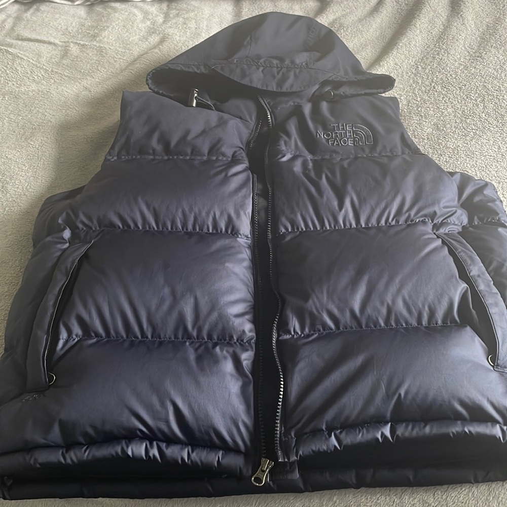North Face Navy XL vest